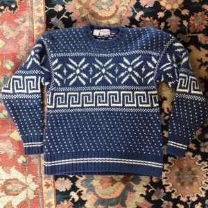 Vintage wool winter sweater